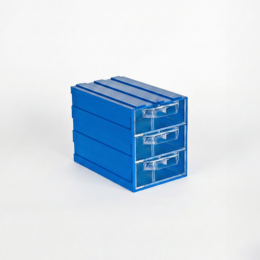 133 Plastik Çekmeceli Kutu